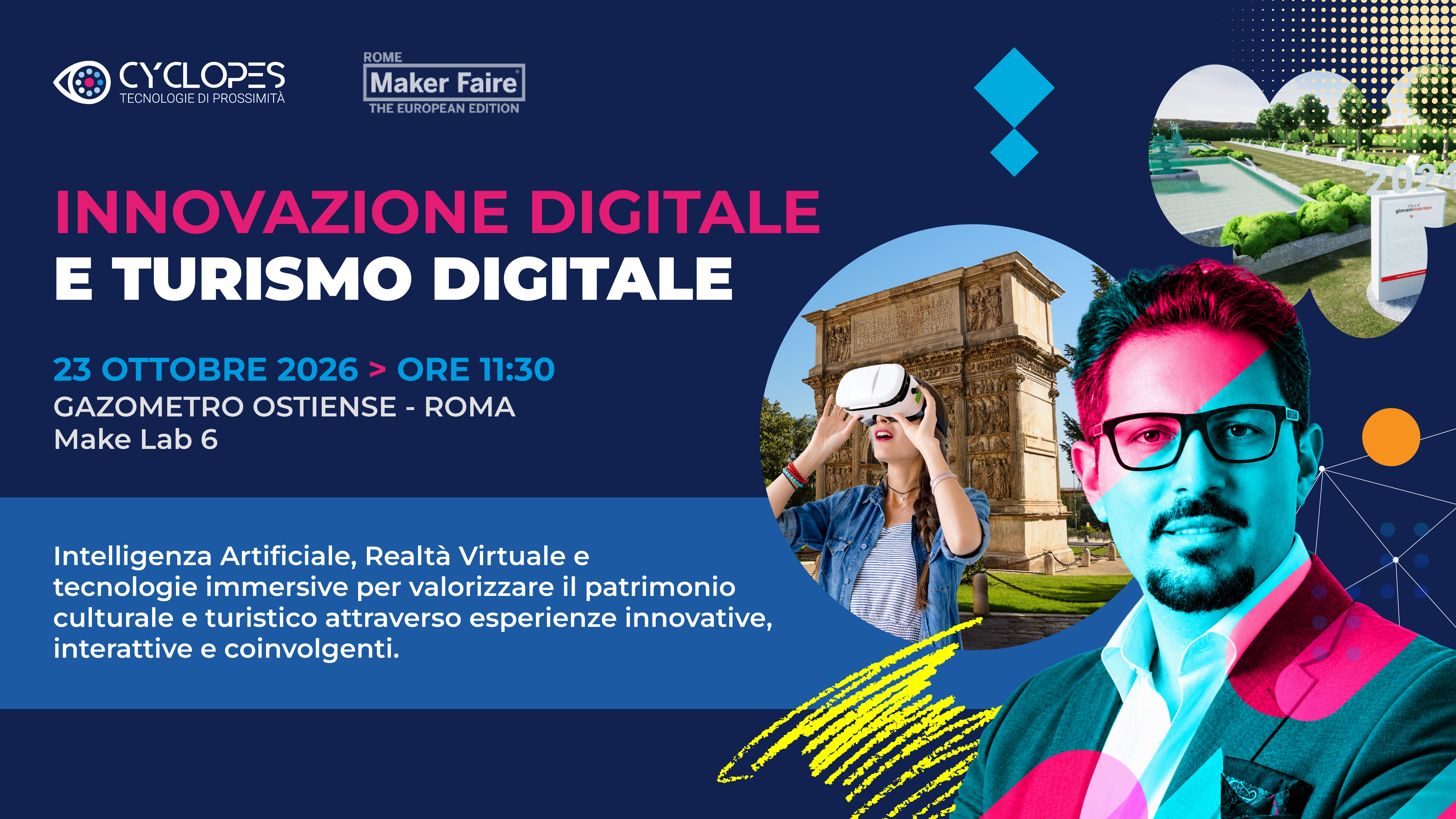 In che modo l’Intelligenza Artificiale, la Realtà Virtuale e le tecnologie digitali immersive possono innovare la valorizzazione del patrimonio culturale e turistico, creando esperienze sempre più coinvolgenti e innovative?